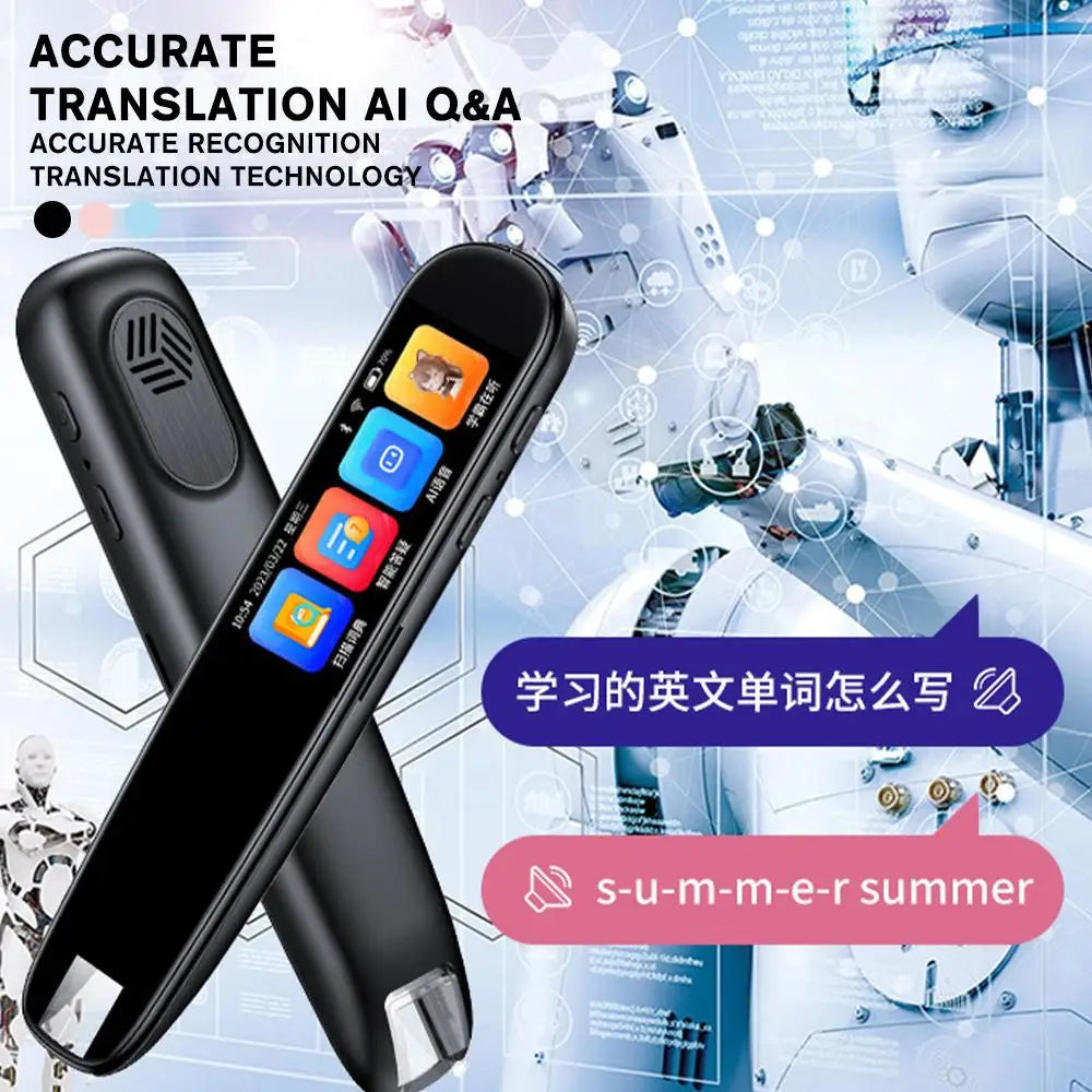 116 Language Translation Scanning Reading Pen Dictionary Case Voice Real-Time Language Offline Online Scan Business Translation